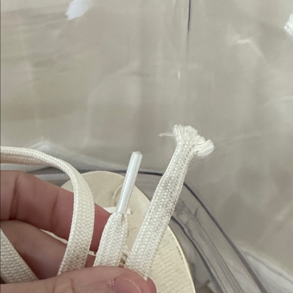 Rothys The Lace Up Sneaker Biscuit/Cream - Picture 5 of 8